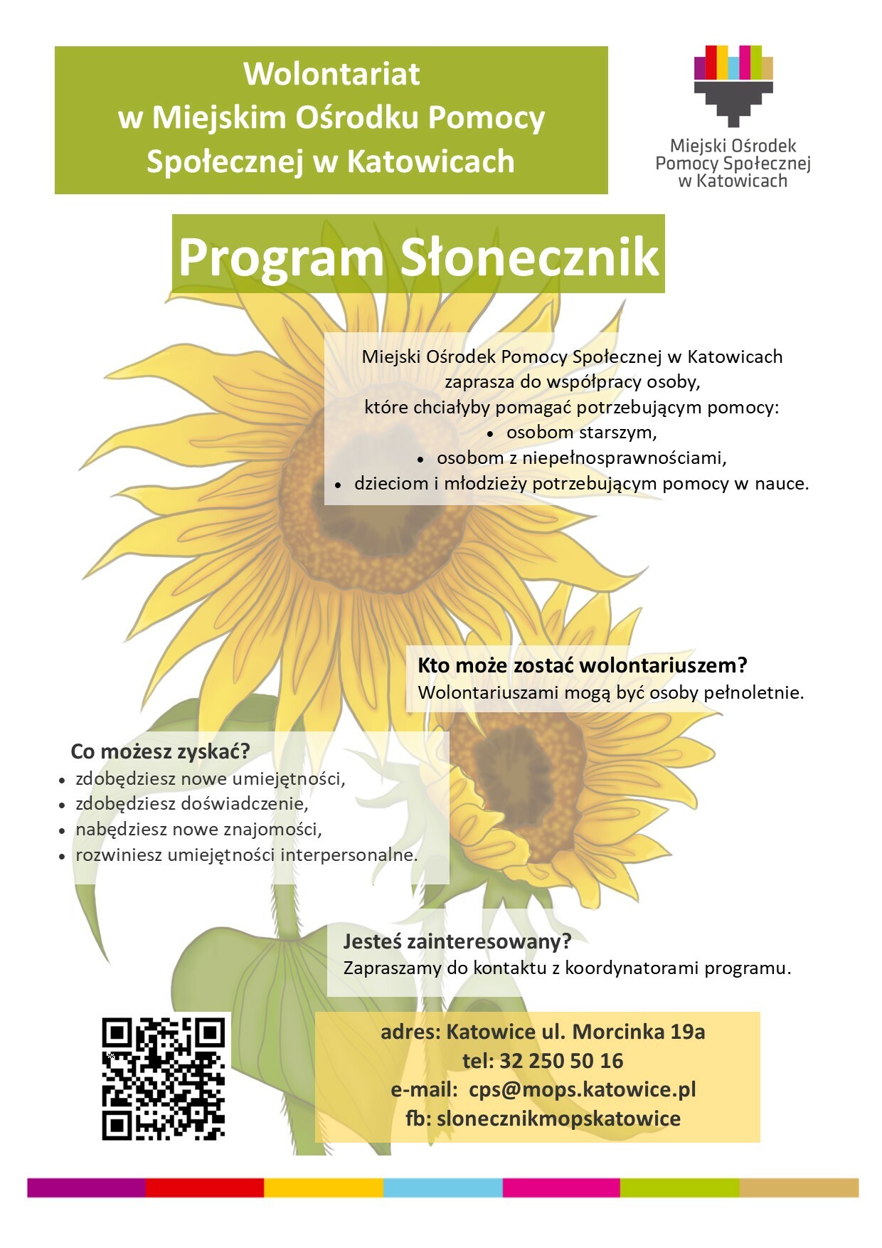 Plakat programu słonecznik