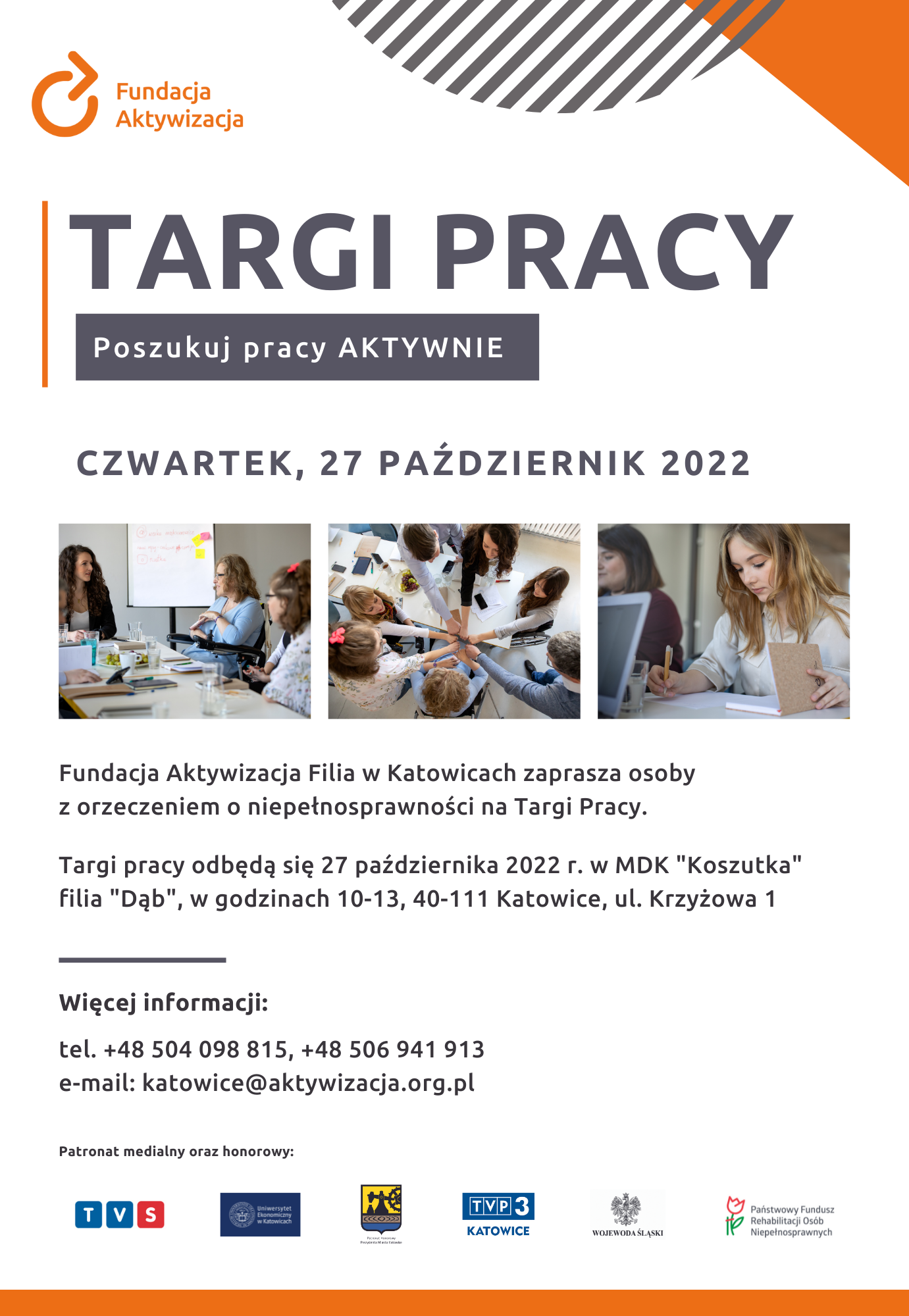 Targi Pracy- Fundacja Aktywizacja- 27 października