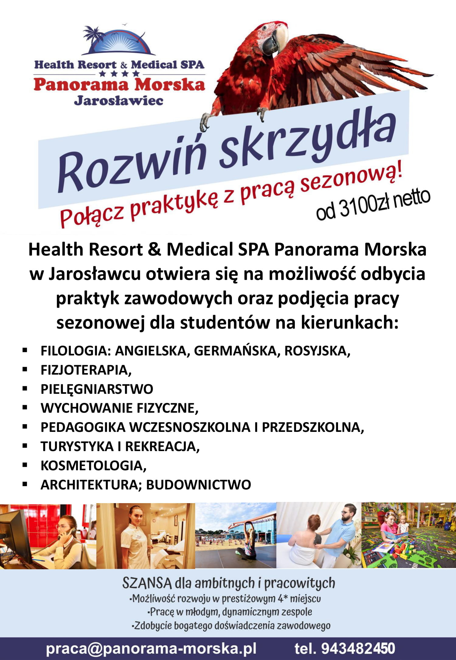 Oferta zawodowa Panoramy Morskiej