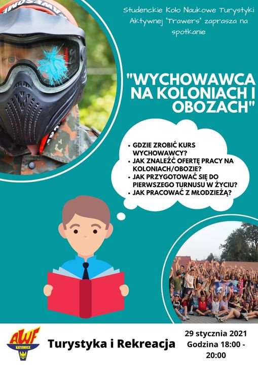 Informacje na temat wychowawcy na koloniach i obozach